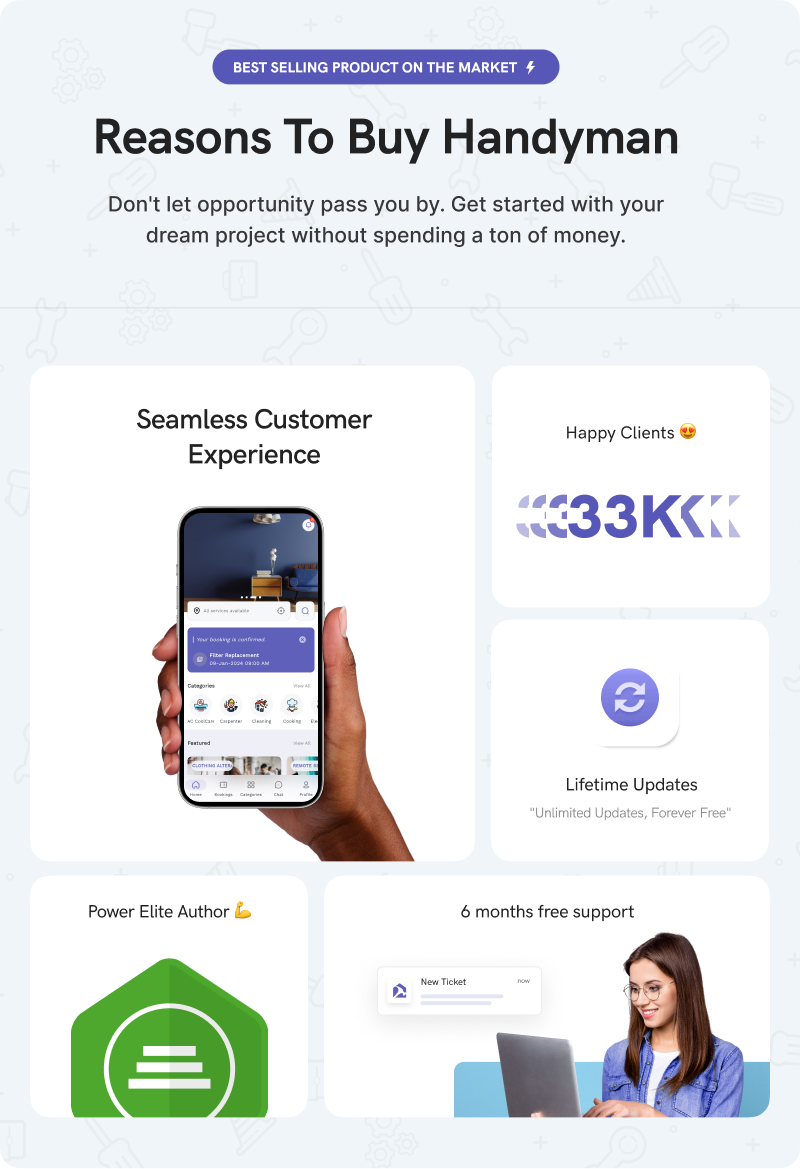Handyman Service | On-Demand Home Service Flutter App with ChatGPT Integration - 37