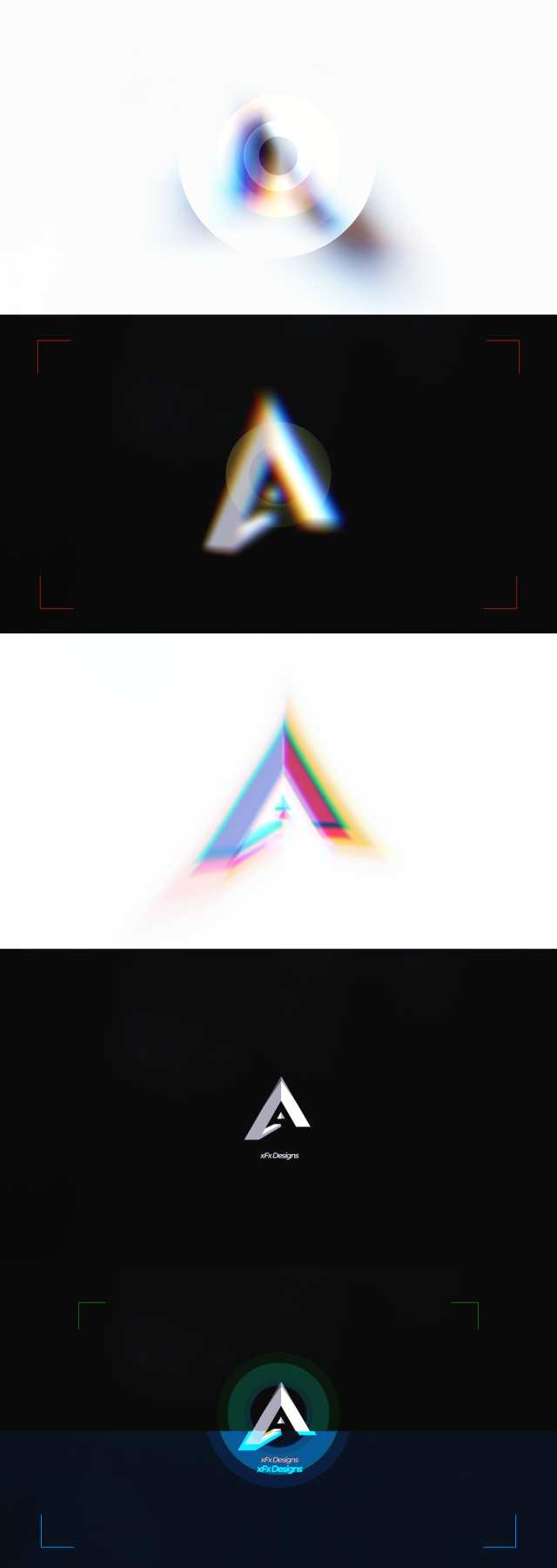 Minimal Photographer Glitch Logo - 1