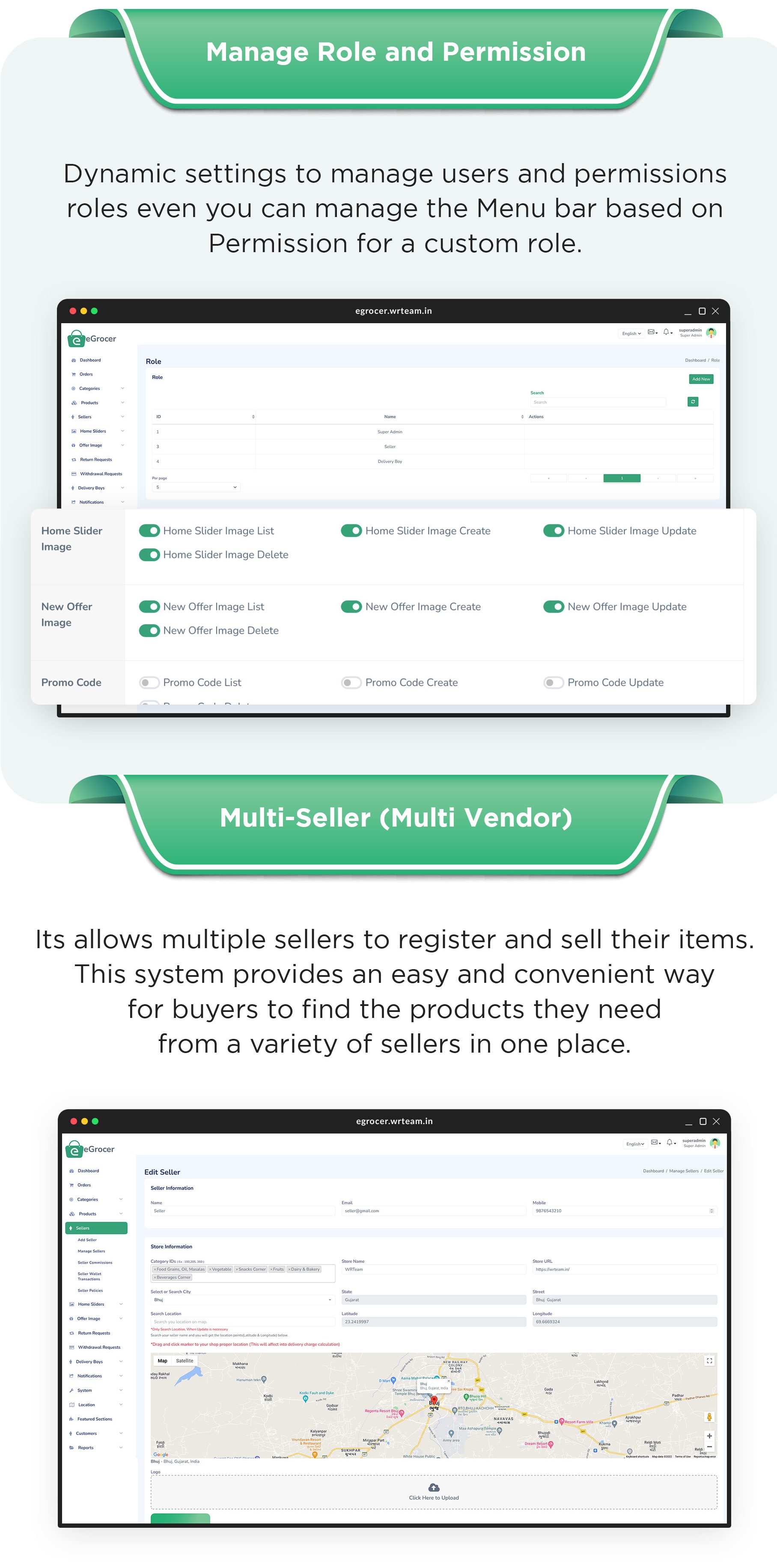 eGrocer - Online Multi Vendor Grocery Store, eCommerce Flutter Full App | Admin Panel | Web Version - 25