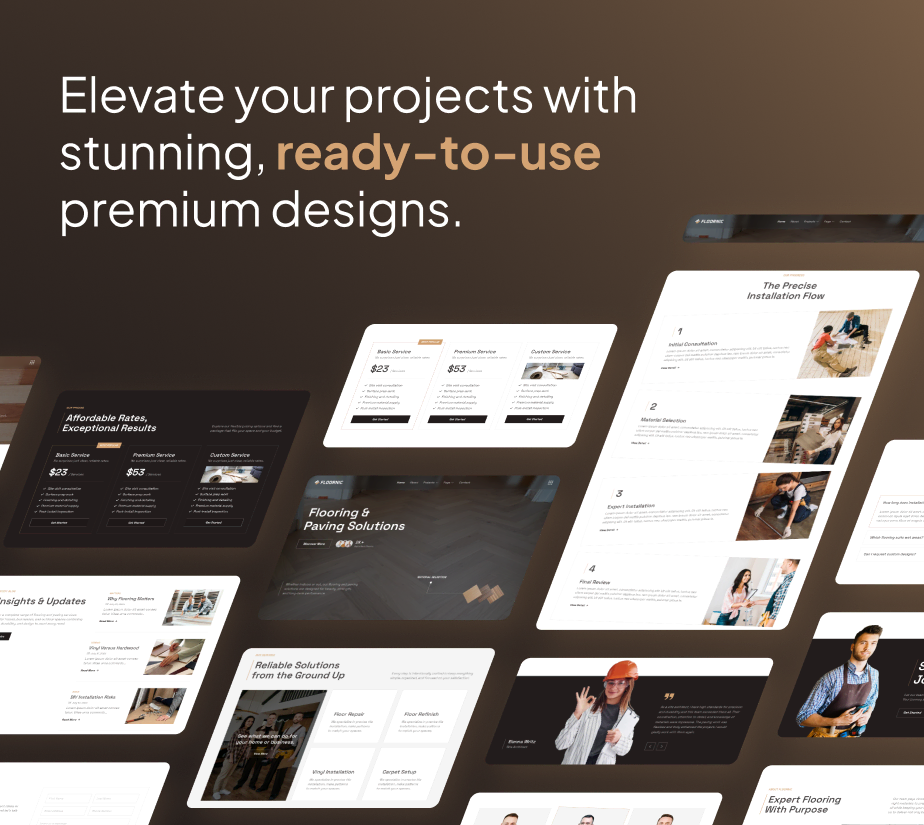 Floornic – Flooring and Paving Services FSE WordPress Theme - 5