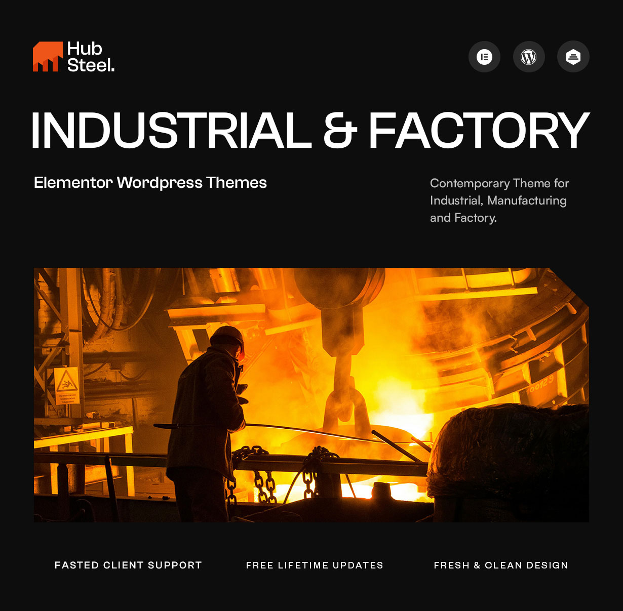 Hubsteel - Industrial & Factory WordPress Theme - 6