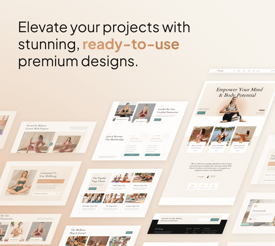 Tshivaga – Yoga Studio & Training Center FSE WordPress Theme - 5