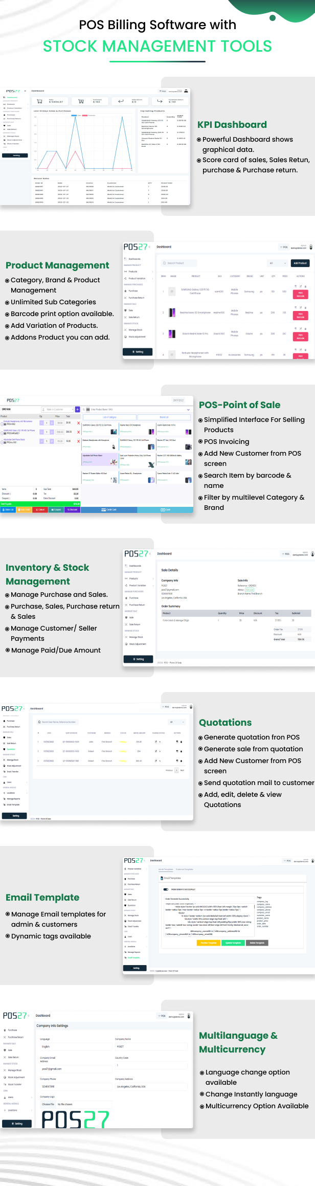 Point of Sale - Billing and Stock Management System - 4