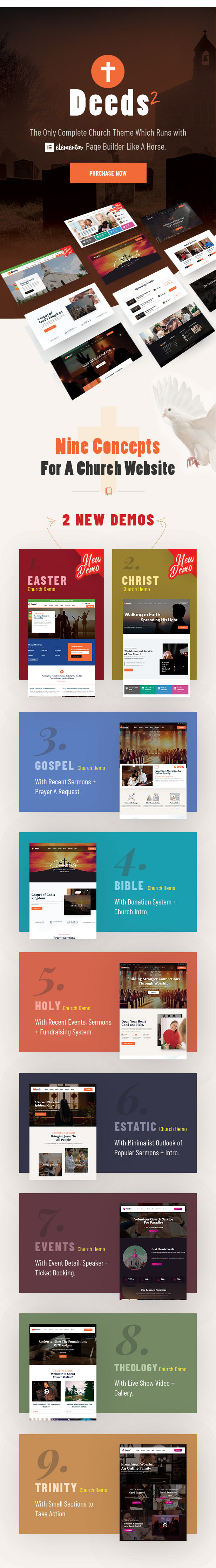 Deeds2 - Religion and Church WordPress Theme 2025 - 2