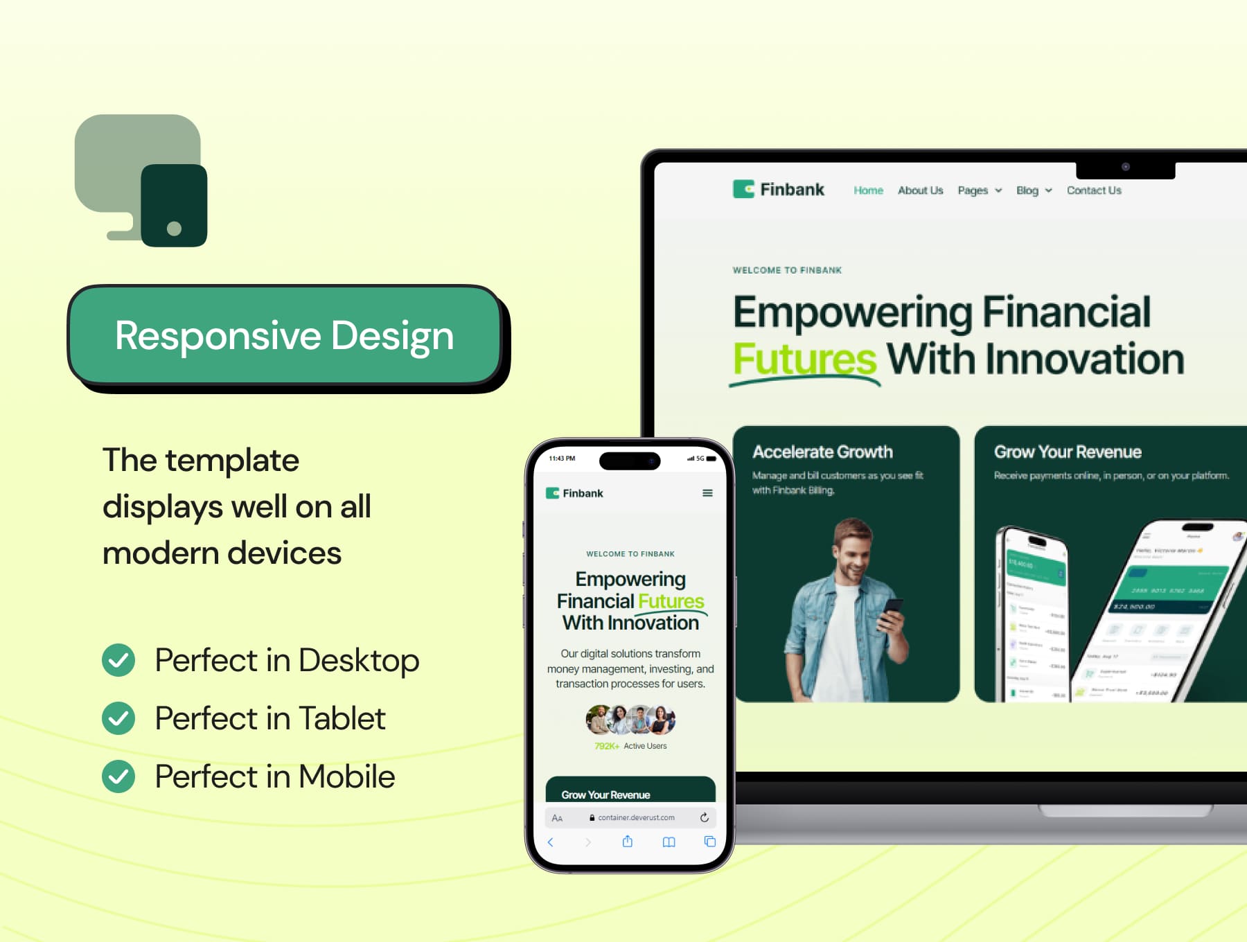 Finbank - Digital Banking & Fintech Elementor Template Kit - 7