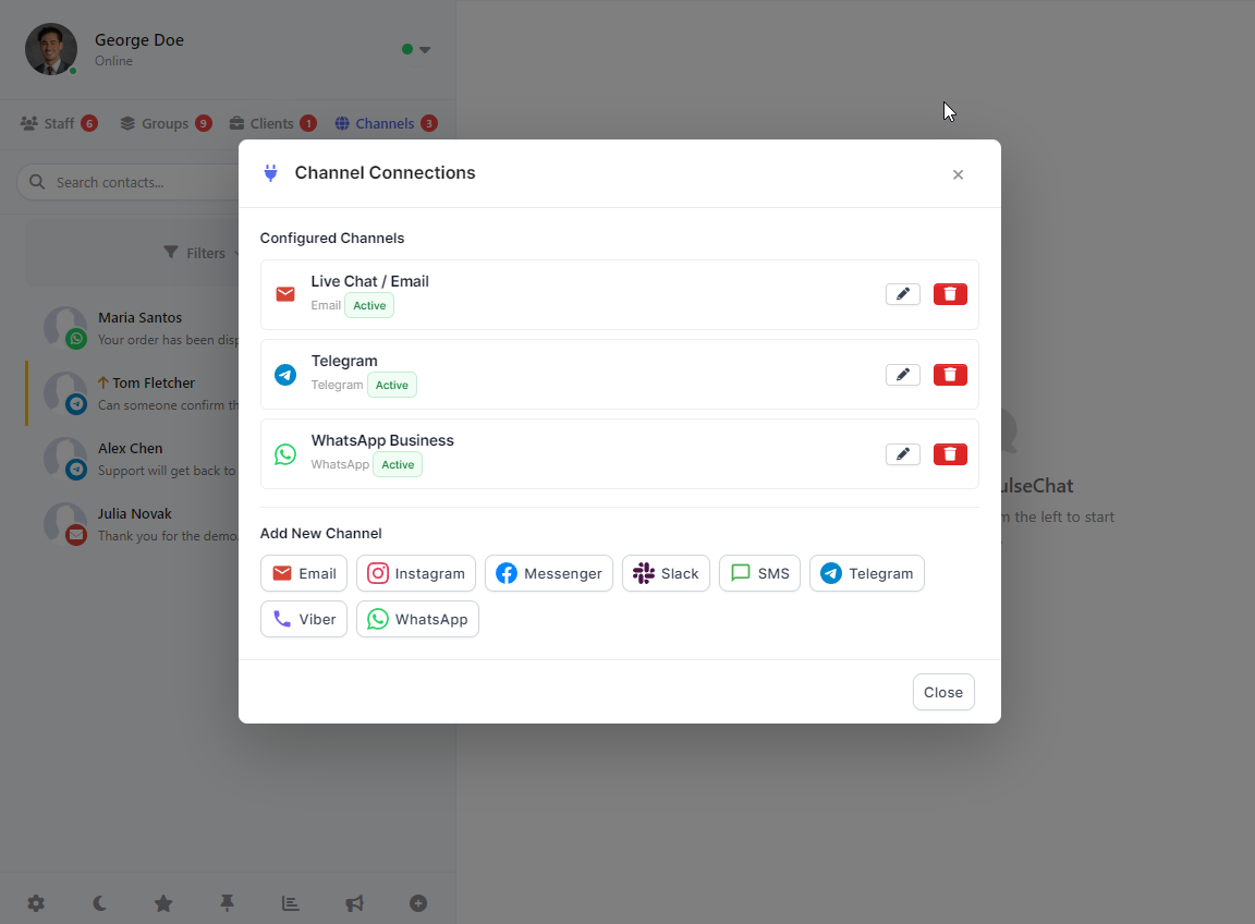 PulseChat - Perfex OmniChannel AI Customer Service - 3