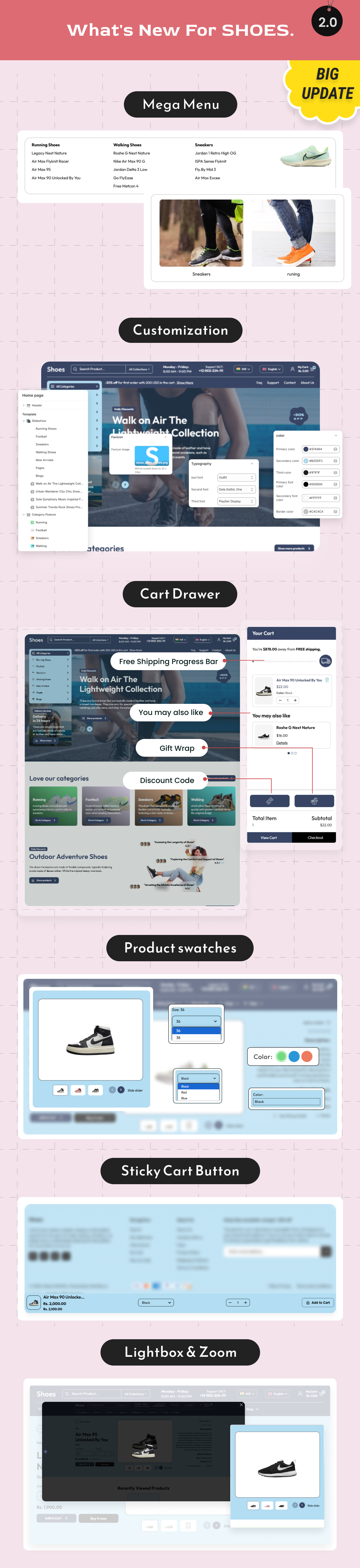 Shoes - Sports Footwear Responsive Shopify 2.0 Theme - 6