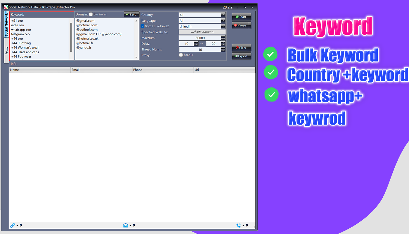 social media scrape emails #bulkemail #emailtool #email market #email scrape #social network email scraping tutorial