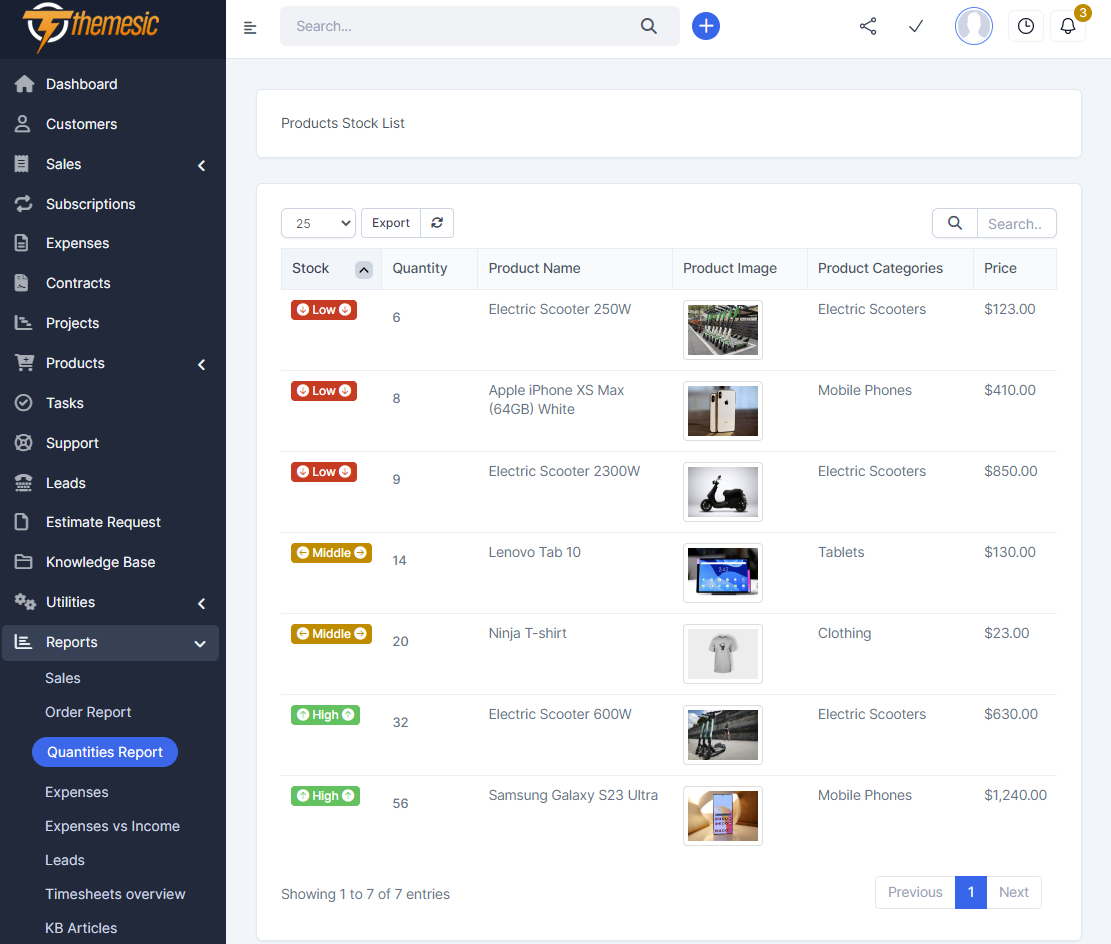 Perfex Shop - eCommerce, POS & Inventory Management Module for Products & Services - 7