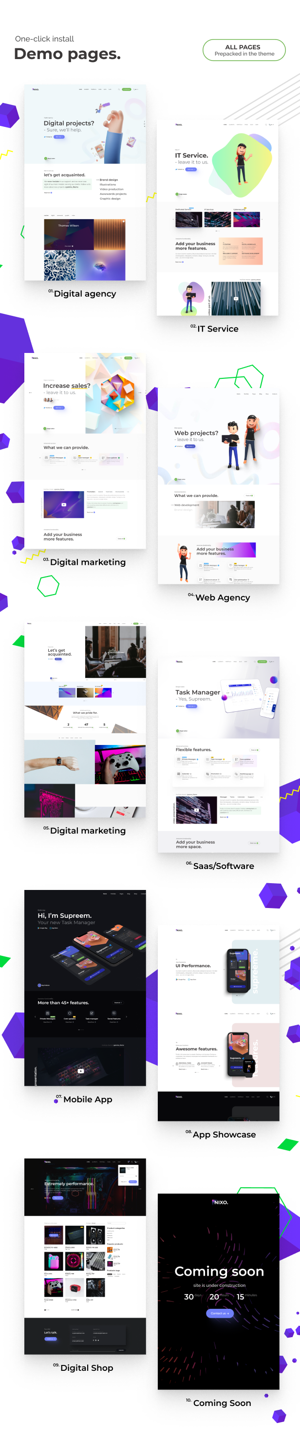 Wixo - Technology & IT Solutions WordPress Theme - 2