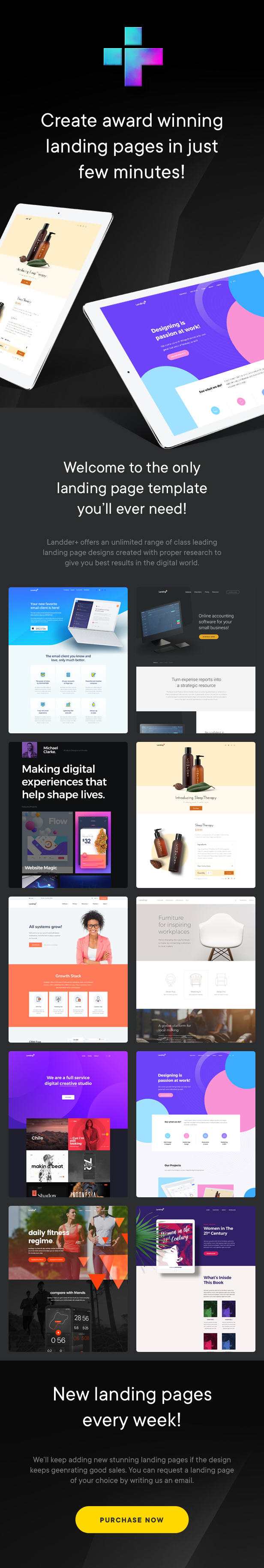 Landder+ – Lead Generation Landing Pages - 1