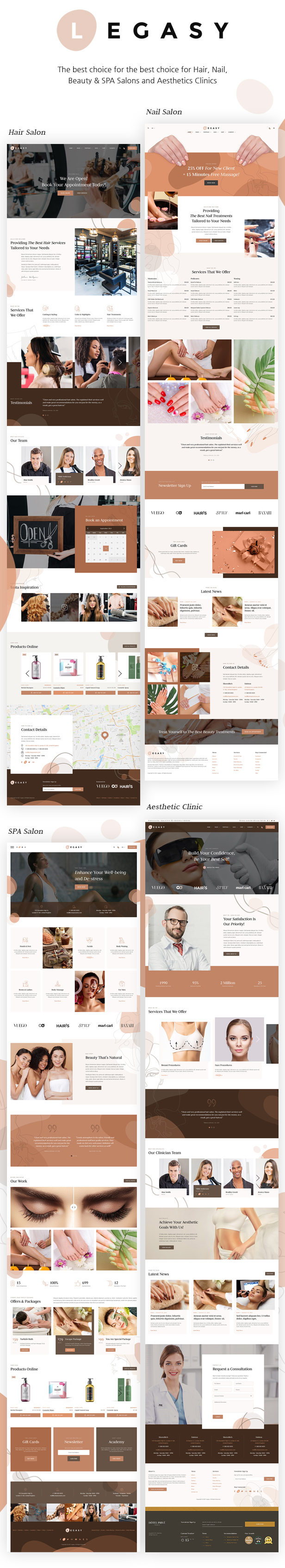 Legasy - Beauty & Spa HTML Template - 1