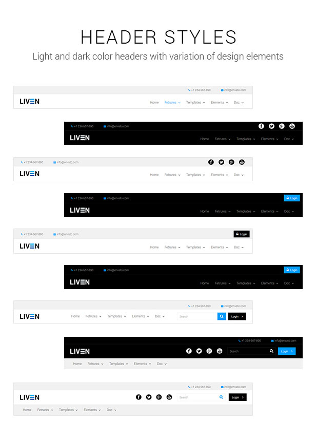 Liven - Modern Corporate - Business & Portfolio HTML5 Template by lithemes