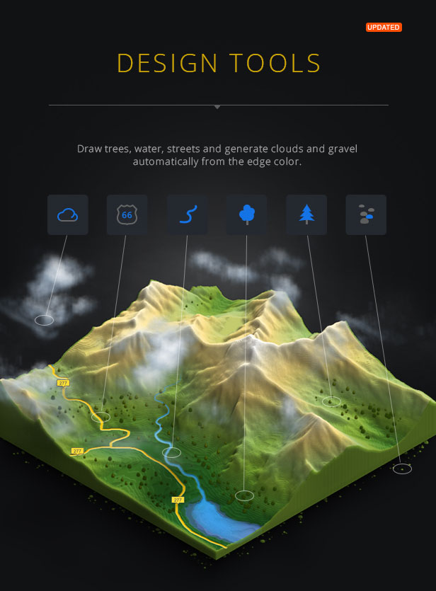 3d map generator photoshop action download