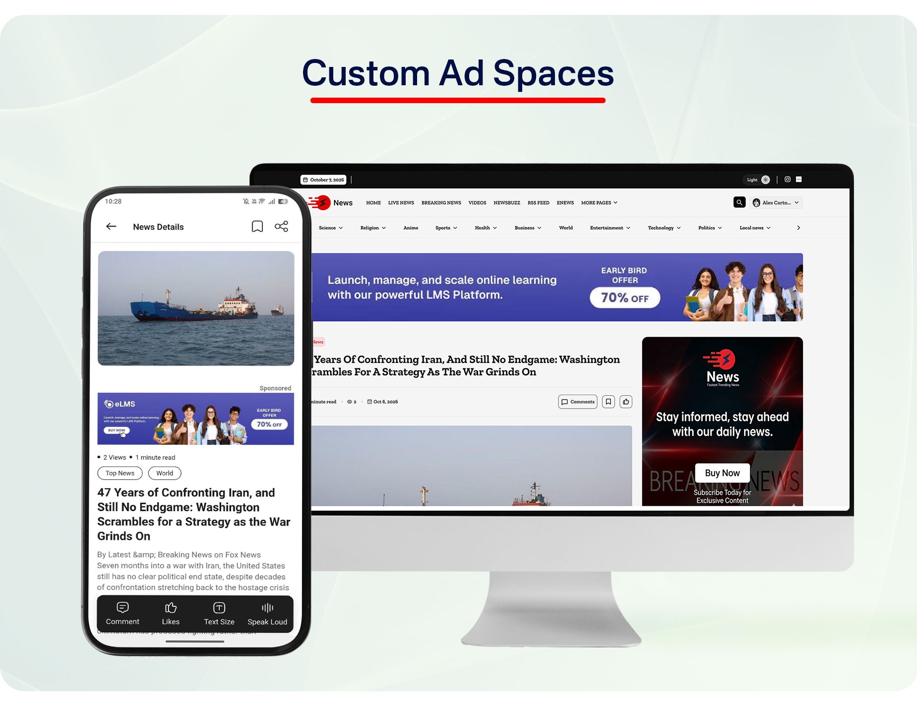 News App and Web - Flutter News App for Android and iOS App | Laravel Admin Panel + News Website - 23