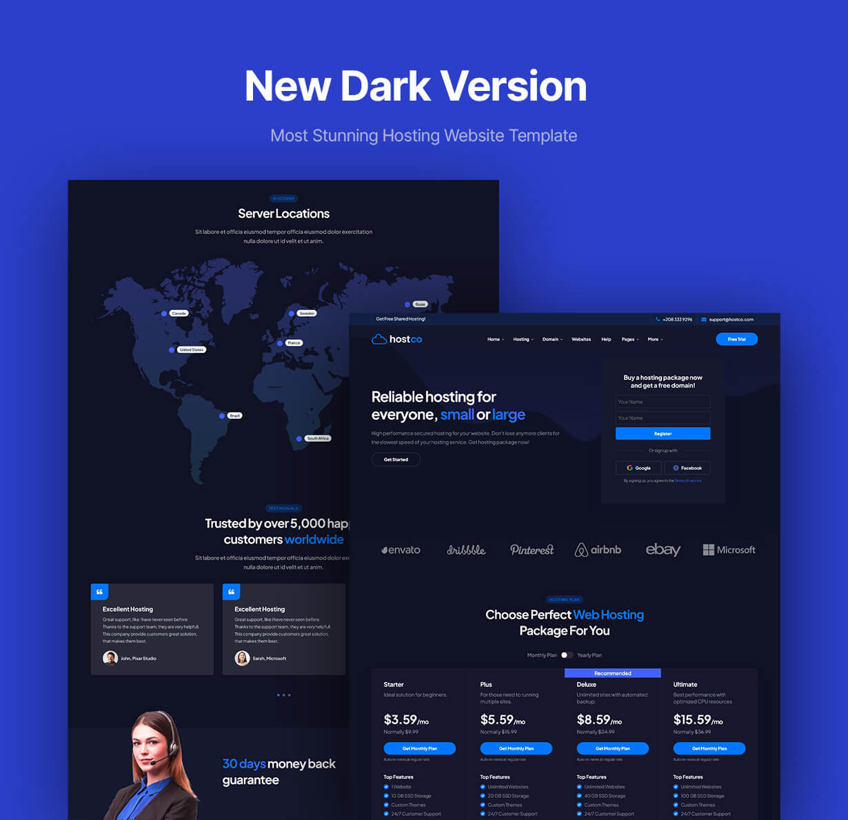 Hostco - Premium Web Hosting Template - 2