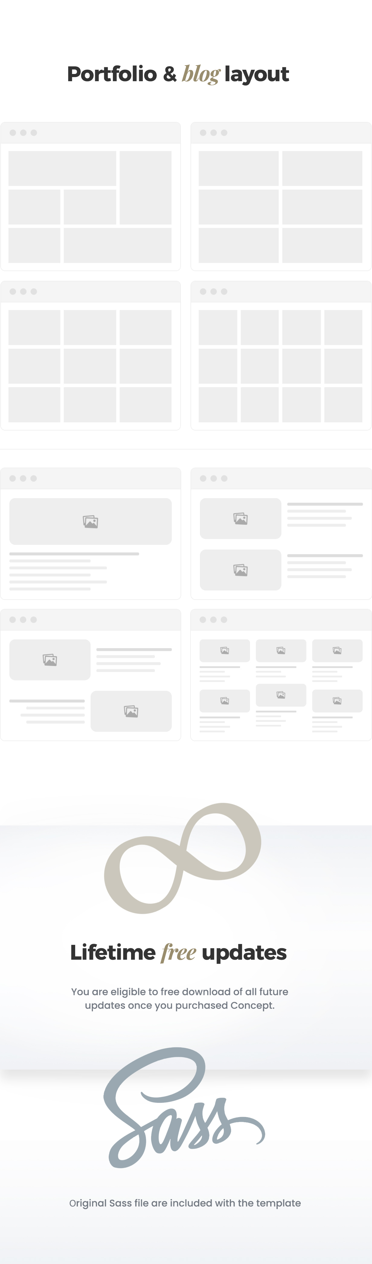 Concept - Creative and Business, Multipurpose Template - 2