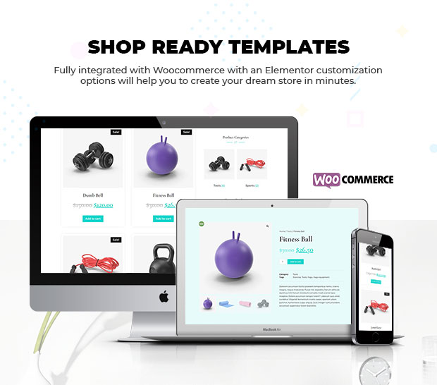 yogashala woocommerce pages