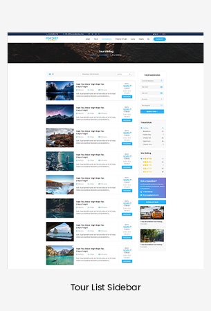 Creative Travel Booking HTML Template - PortKey
