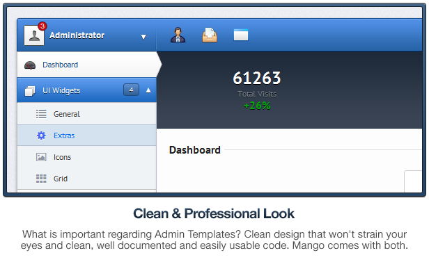Mango – Slick & Responsive Admin Template - 7