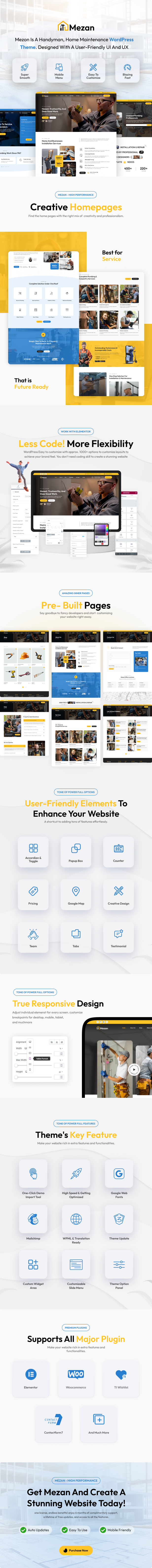 Mezon - Plumber, Handyman Services WordPress Theme - 1