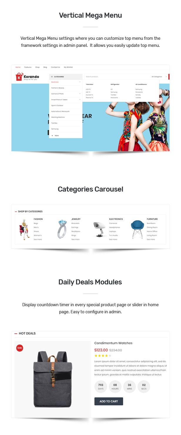 Korando - Multipurpose Theme for WooCommerce WordPress 6