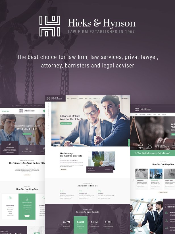 Law and Attorney WordPress Theme