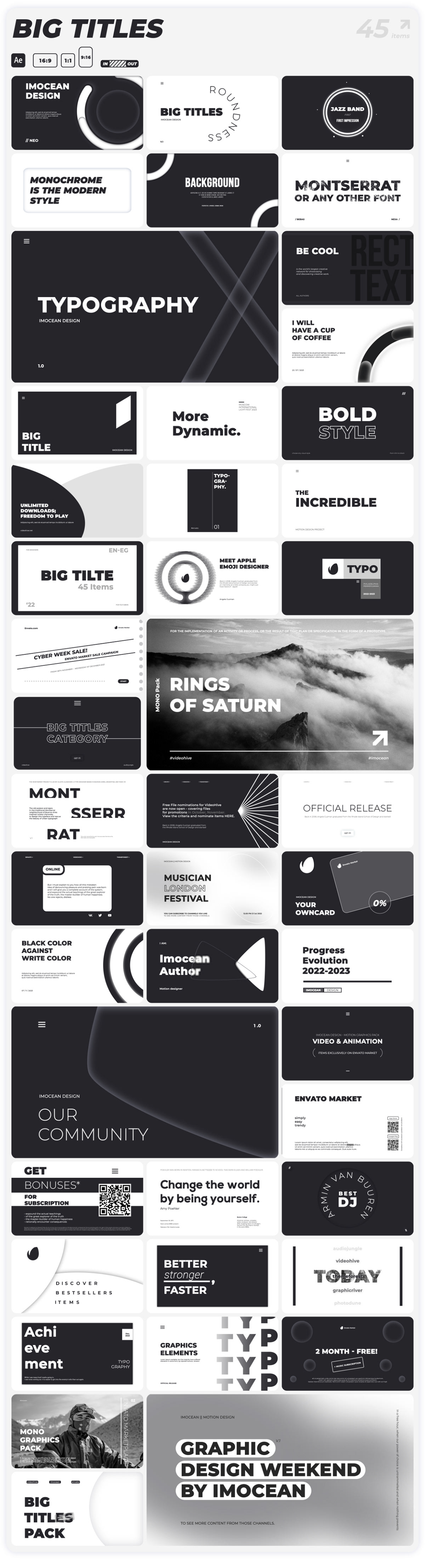 MONO - Motion Graphics Pack - 9