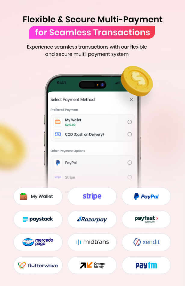 eMart | Multivendor Food, On-demand, eCommerce, Parcel, Taxi Booking, Car Rent App with Admin & Web - 12