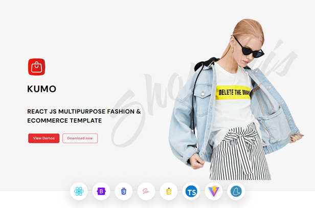 Kumo - React Js Multipurpose Fashion & eCommerce Template (Javascript + Typescript) - 12