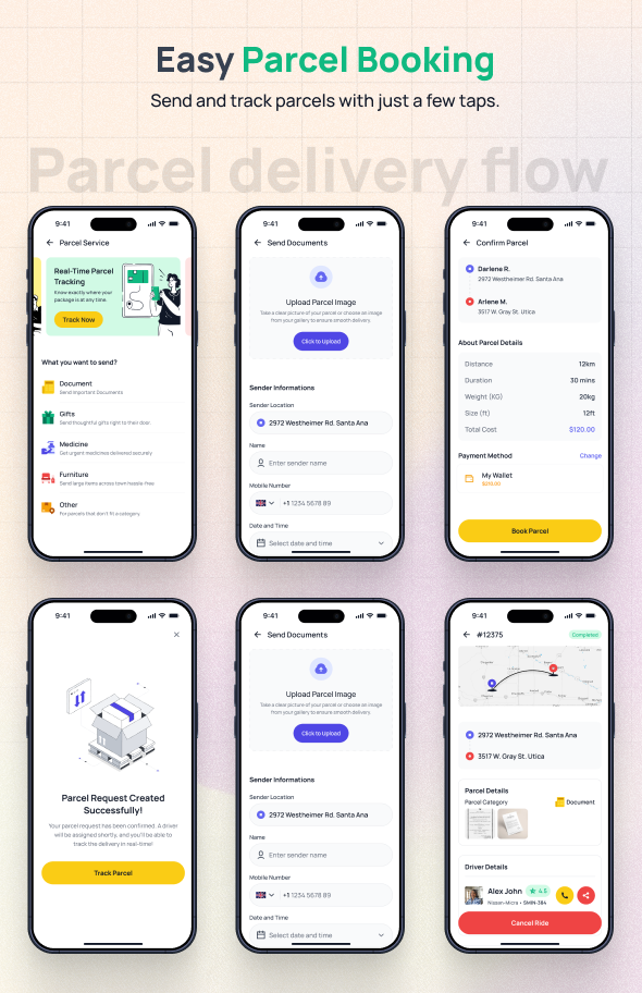 CabME - Flutter Complete Taxi app | Taxi Booking Solution - 11