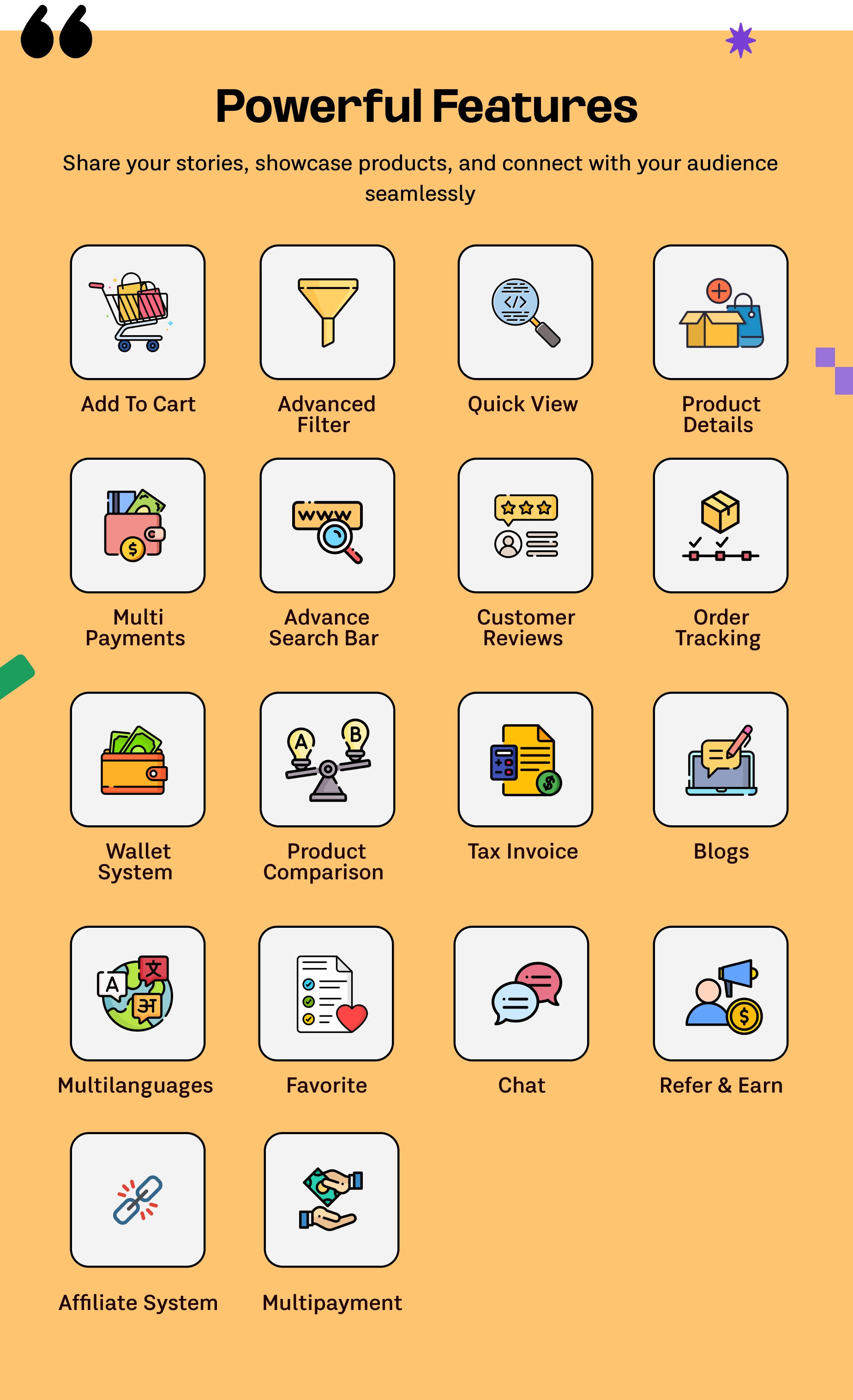 eShop - List of Powerful Features for Multi Vendor eCommerce Website