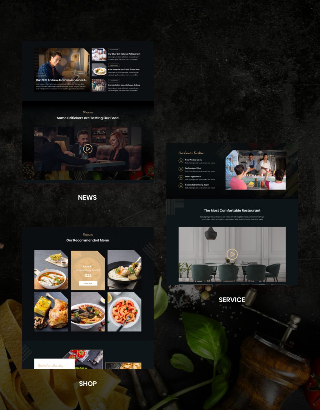 Lezzatos | Restaurant and Cafe for Adobe XD - 4