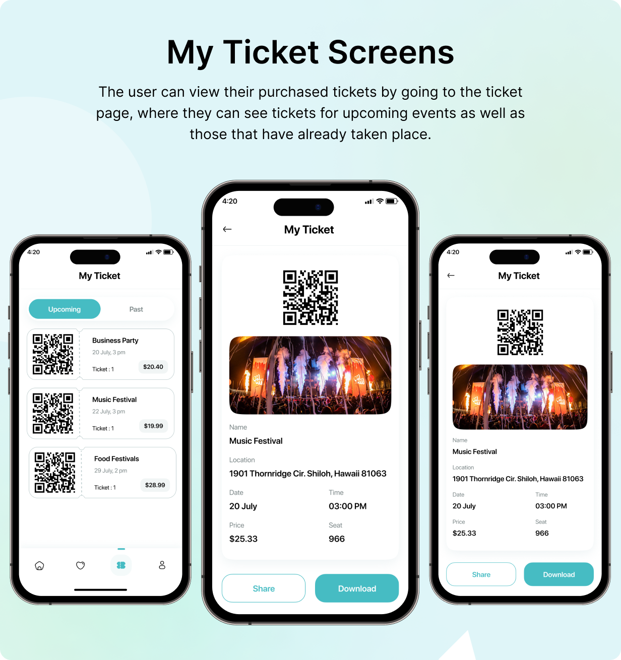 InClub: Event Management in Flutter with Node.js Backend | Complete event planner App - 11