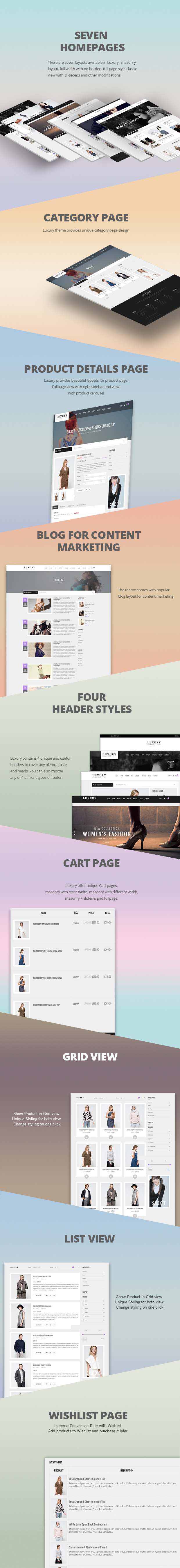 Luxury Joomla template for online store