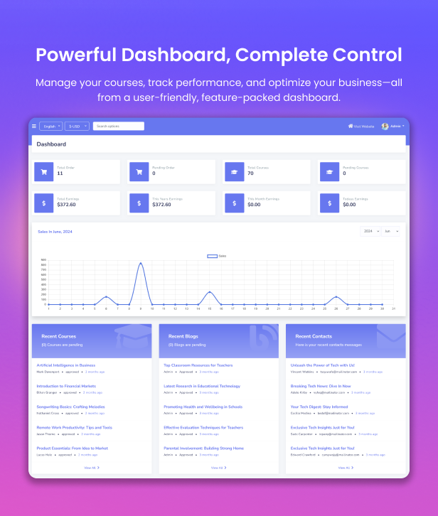 SkillGro - Course & Learning Management System Laravel Script (LMS)