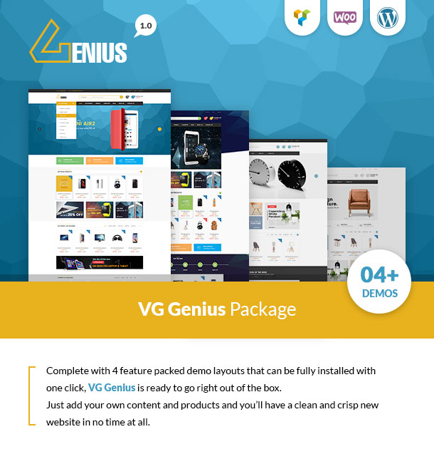 VG Genius - Multipurpose WooCommerce WordPress Theme - 1