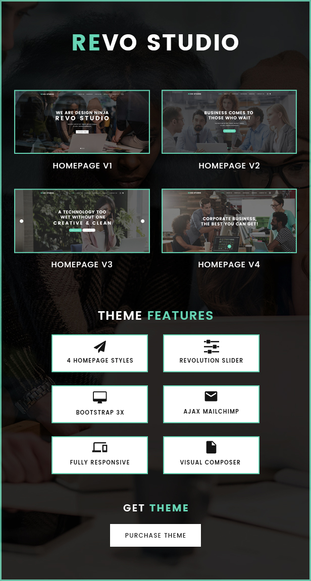Revo Studio - Tema WordPress multiuso - 5