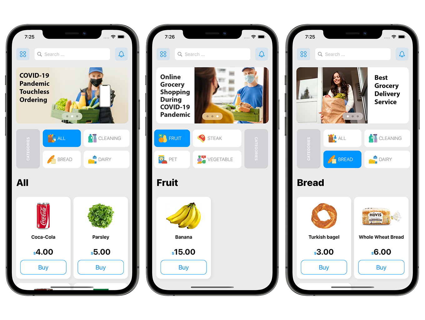 SwiftUI Grocery App | Woocommerce Full iOS Application - 2