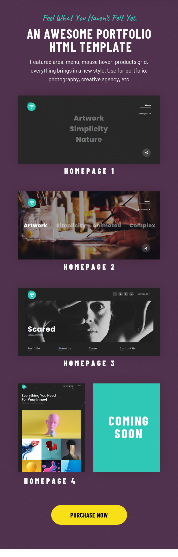 Tacon - A Showcase Portfolio HTML Template - 2