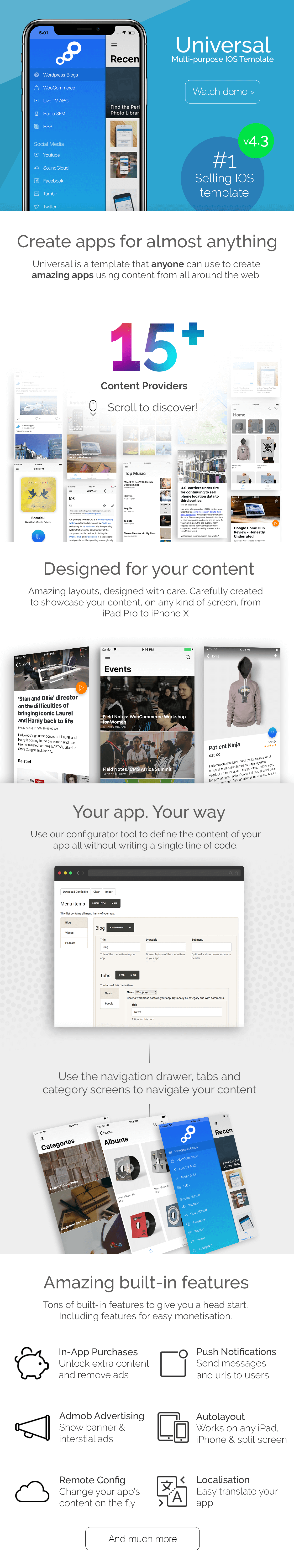 ... for Universal - app by IOS IOS Full Multi-Purpose