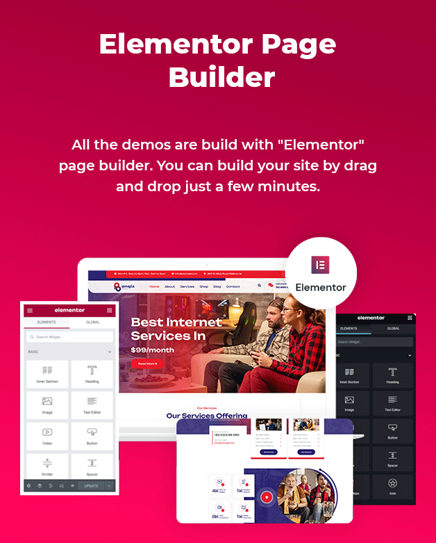 Elementor Builder Available