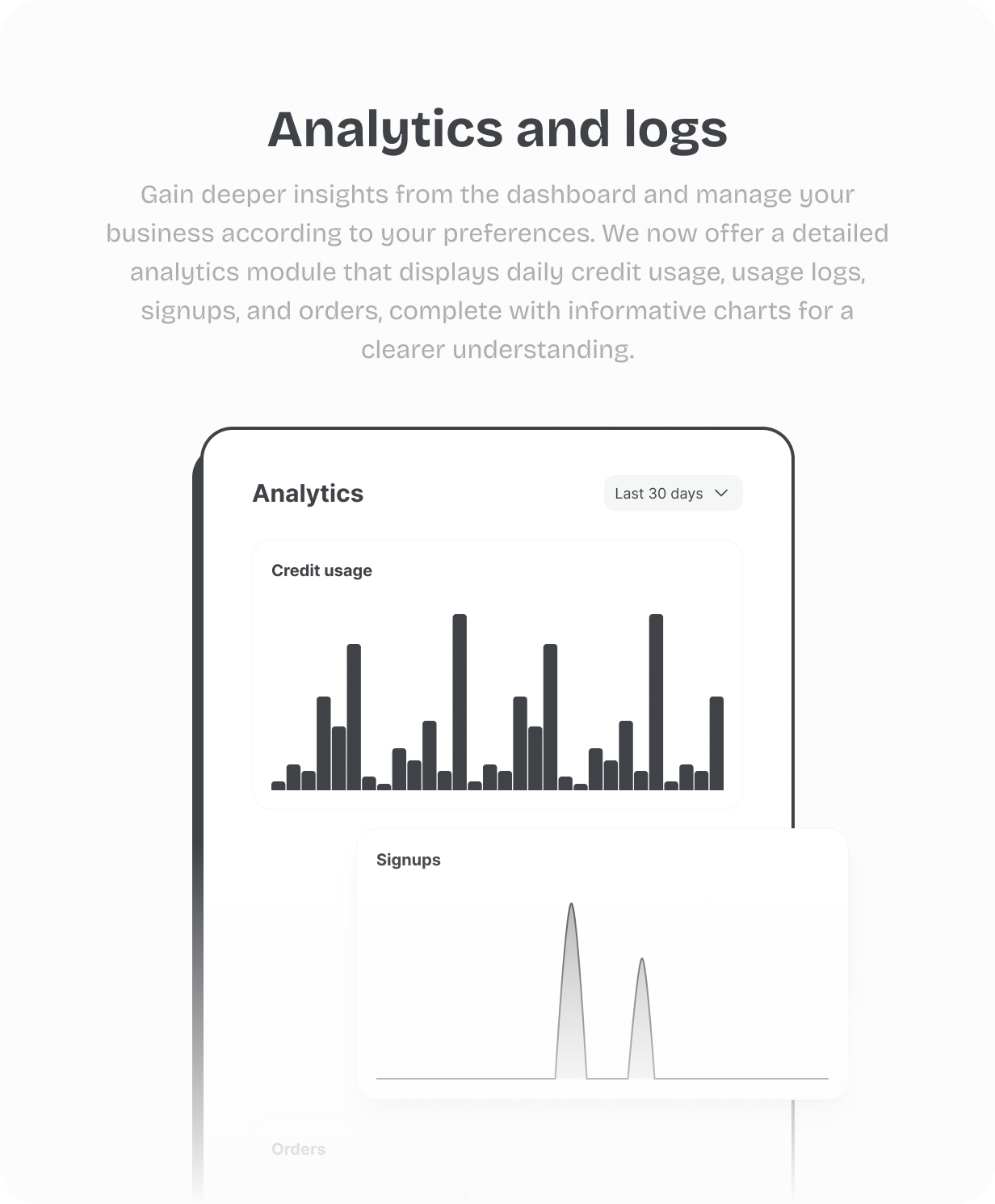Analytics and logs @heyaikeedo #aikeedo