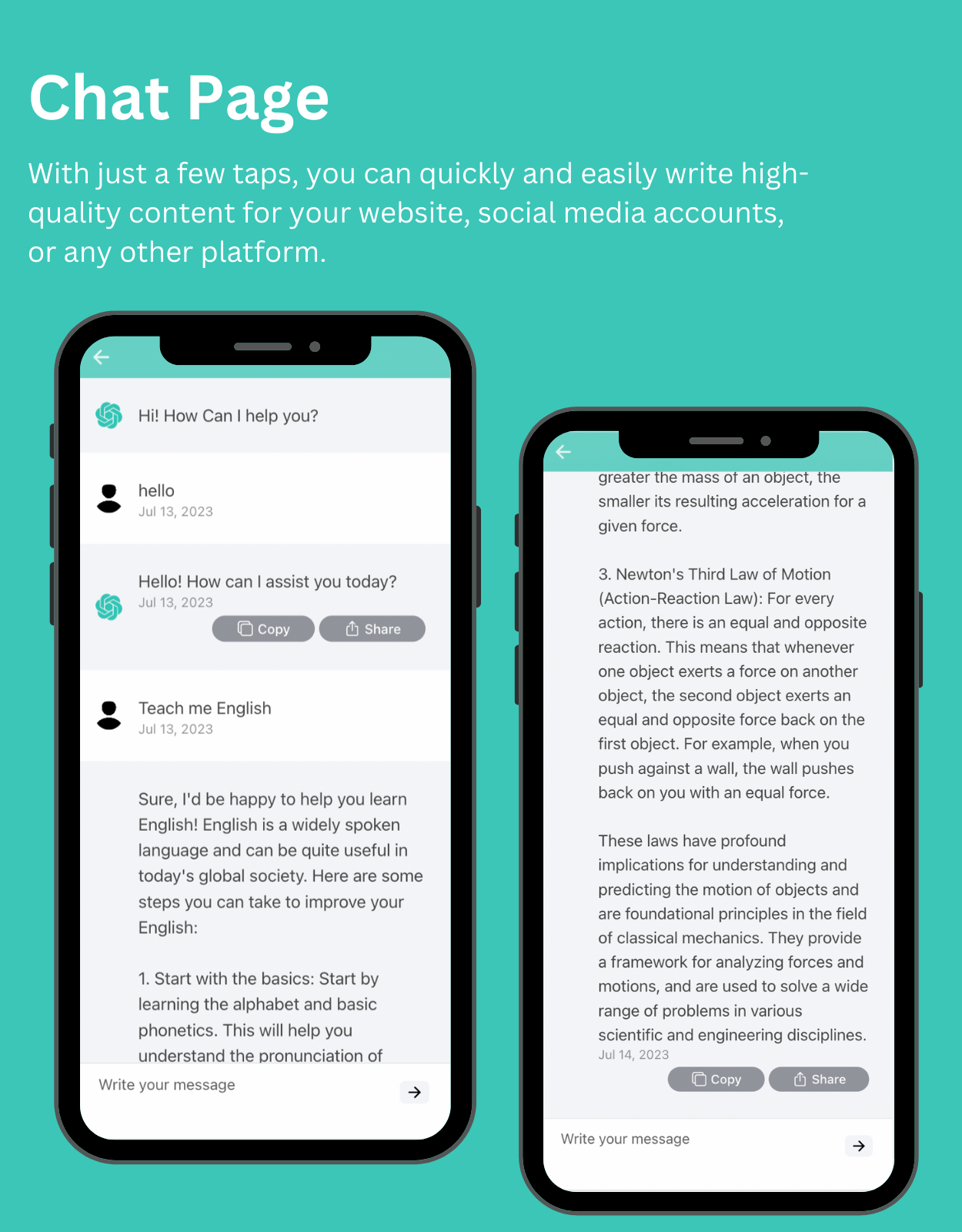 Full Production Ready AI Chat Application Ionic 7 and Angular 16 (ChatGPT, OpenAI) - 8