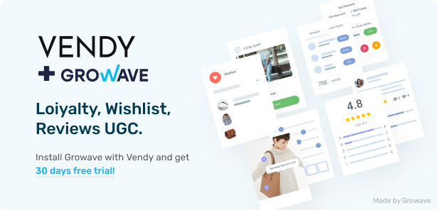 Vendy 时尚多用途Shopify主题