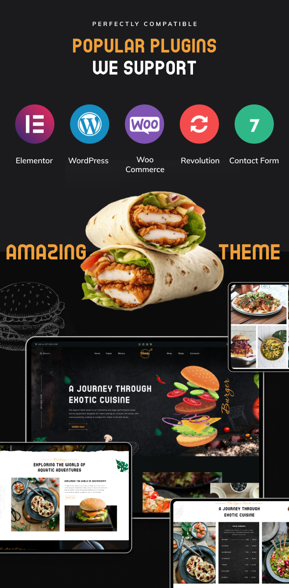 Dishify - Restaurant WordPress Theme