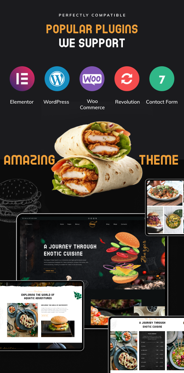 Dishify - Restaurant WordPress Theme - 9