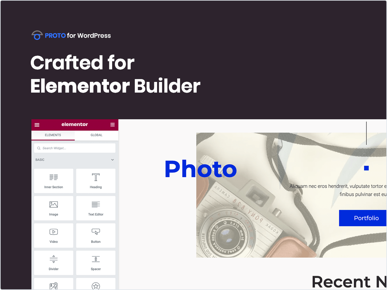 Crafted for Elementor Builder