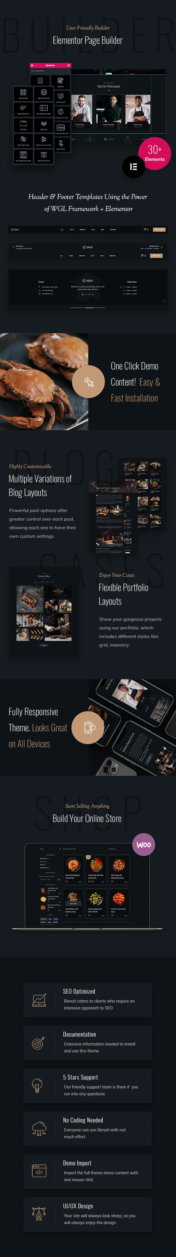 Benoit - Restaurants & Cafes WordPress Theme - 2