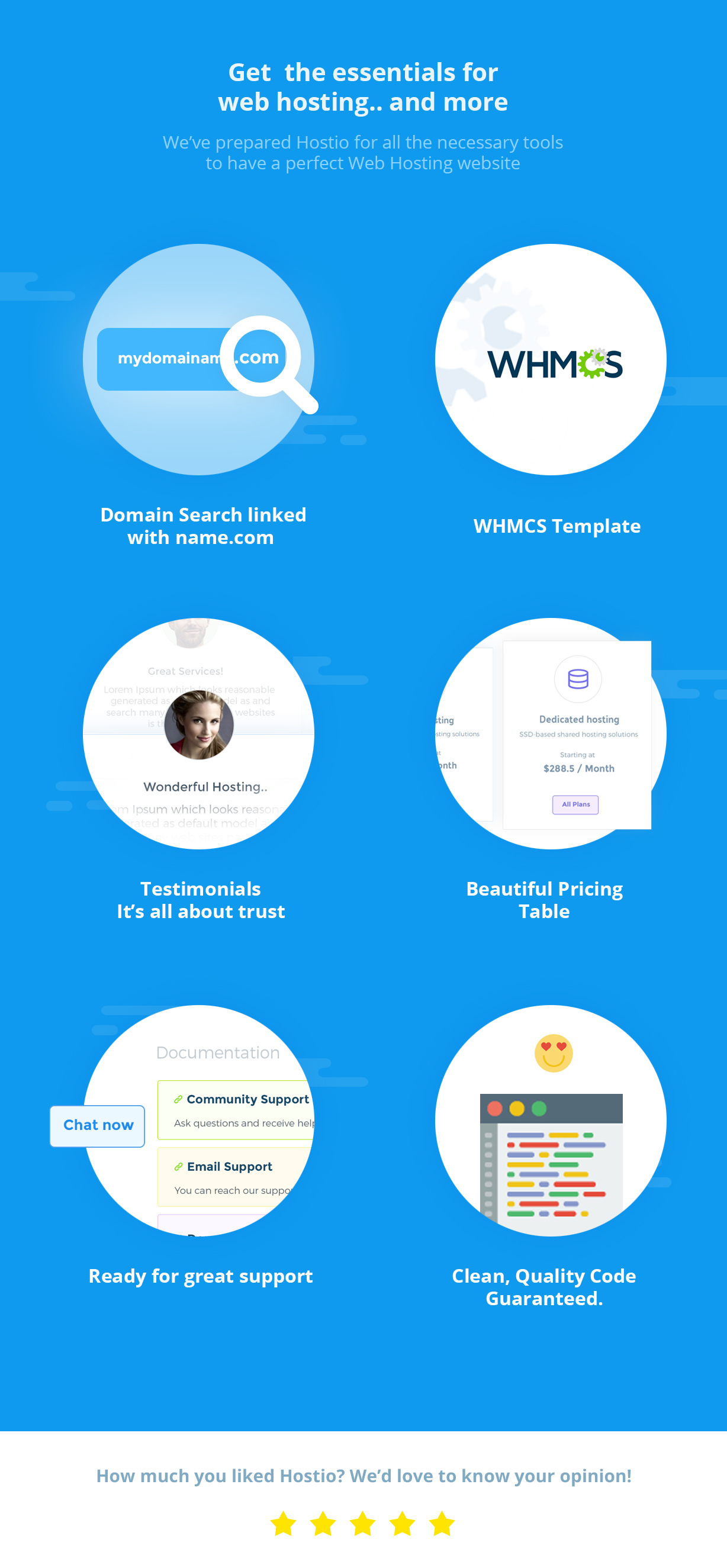 Hostio Web Hosting & WHMCS WordPress Theme - 4